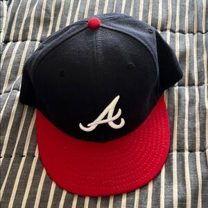 Black and Red Baseball Cap with Logo